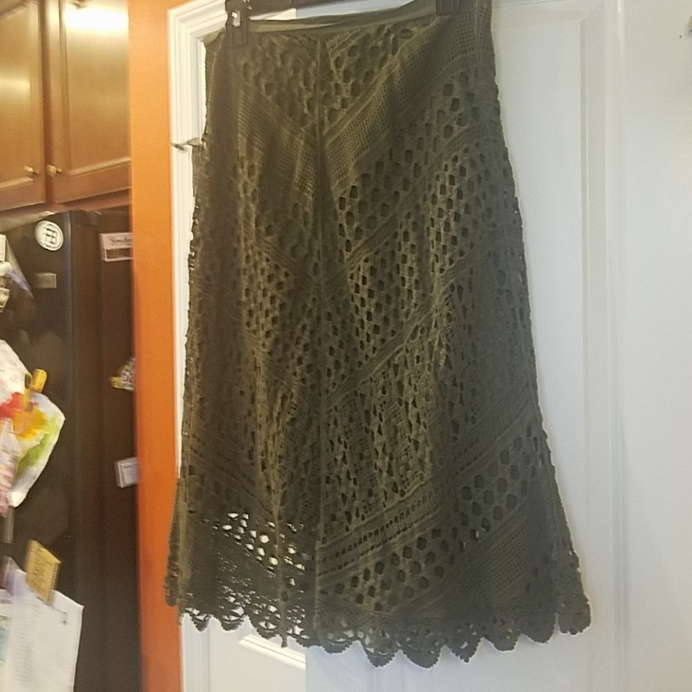 Crocheted skirt